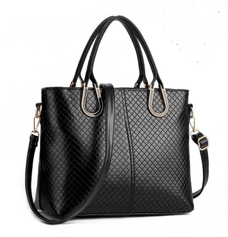 Embossed Leather Crossbody Bag