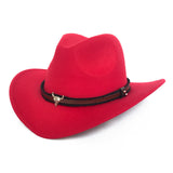 Jazzy Wool and Felt Cowboy Hat