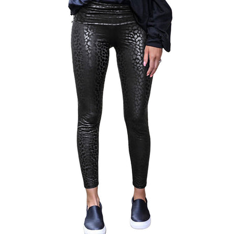 Black Cheetah Leggings