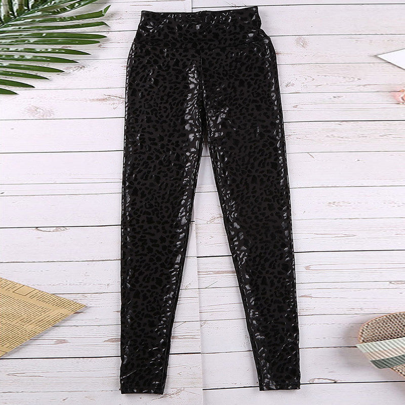 Black Cheetah Leggings