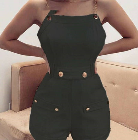 Sophia High Waist Street Style Romper