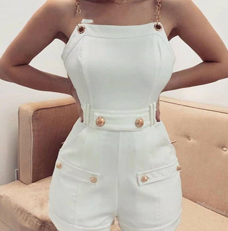 Sophia High Waist Street Style Romper