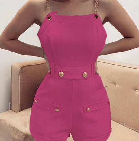 Sophia High Waist Street Style Romper