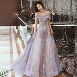 Retro Charm Long Evening Dress