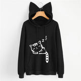 Casual Bat Sleeve Long Hoodie