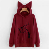 Casual Bat Sleeve Long Hoodie