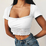 Twila Lace Crop Top