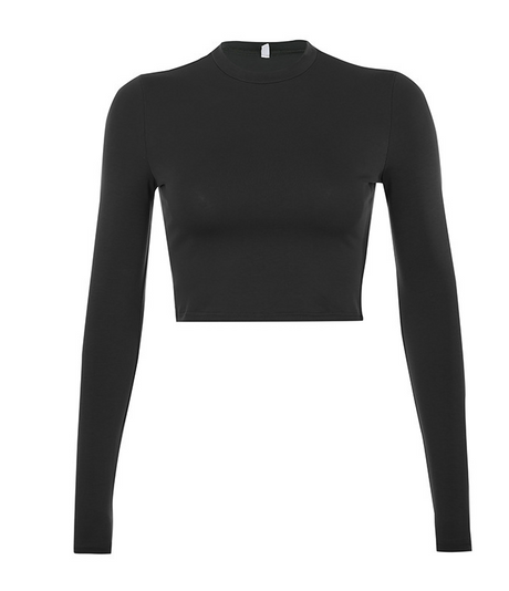 Indigo Long Sleeved Crop Top