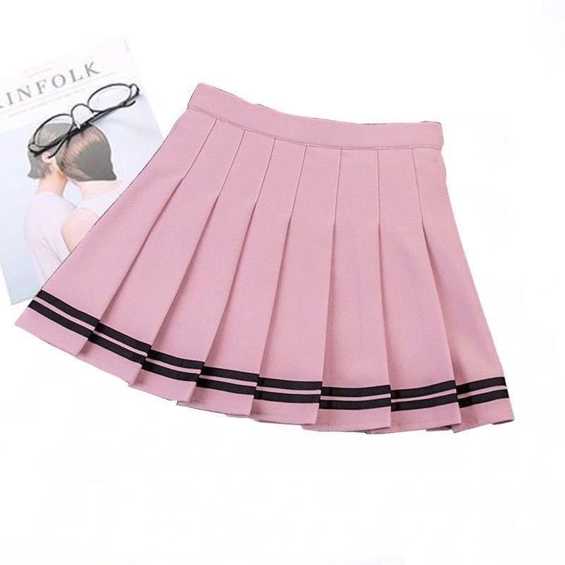 Pleated Elegance High Waist Slimming Skirt