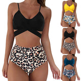 Solid Print Push-Up Swimwear Bikini