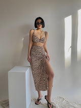 Leopard Fever Skirt Set