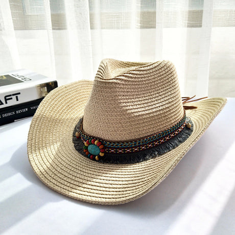 Big Eaves Straw Outdoor Cowboy Hat