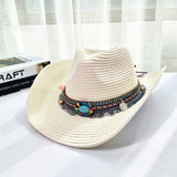 Big Eaves Straw Outdoor Cowboy Hat