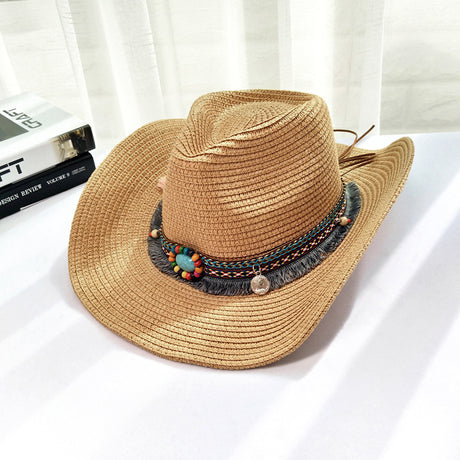 Big Eaves Straw Outdoor Cowboy Hat