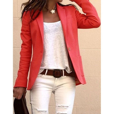 Candy Colored Slim Fit Blazer