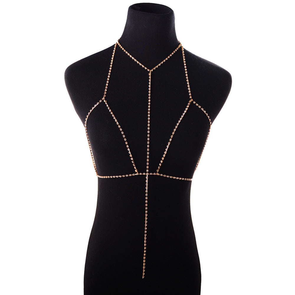 Dazzling Diamond Body Chain Jewelry