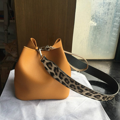 Leopard Chic Bucket Bag