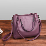 Retro Chic Leather Ladies Bucket Bag