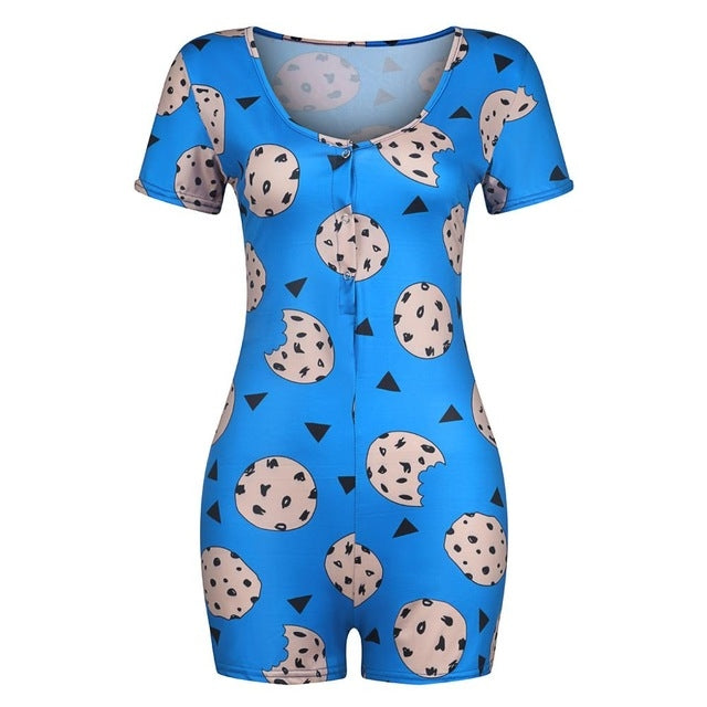 Sophia Sleeveless Playsuit Sleepwear Romper