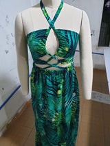 Eliza Tropical Maxi Dress