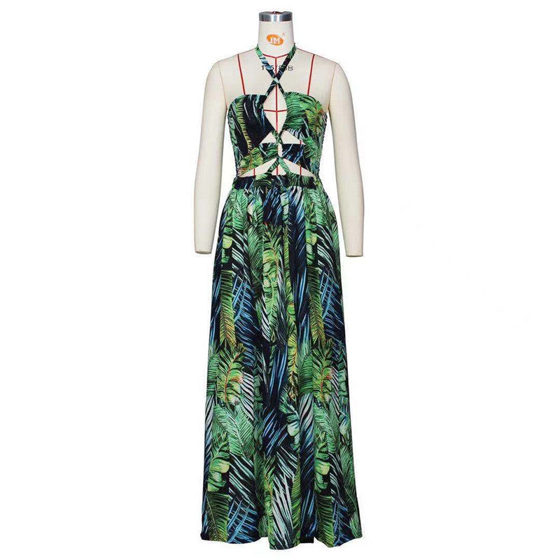 Eliza Tropical Maxi Dress