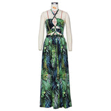 Eliza Tropical Maxi Dress