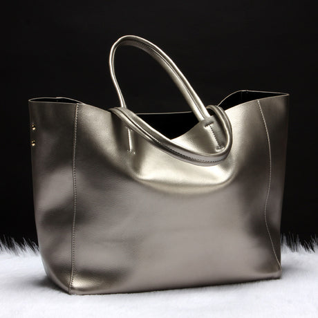 European Chic Cowhide Shoulder Bag