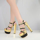 Golden Stage Super High Heels