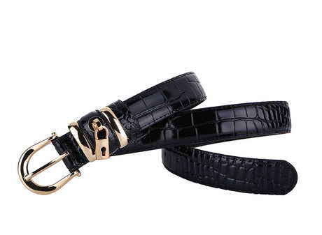 Premium Leather Pin Buckle Belt