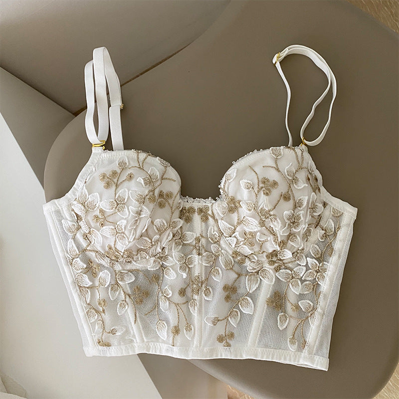 Embroidered Delight Bra