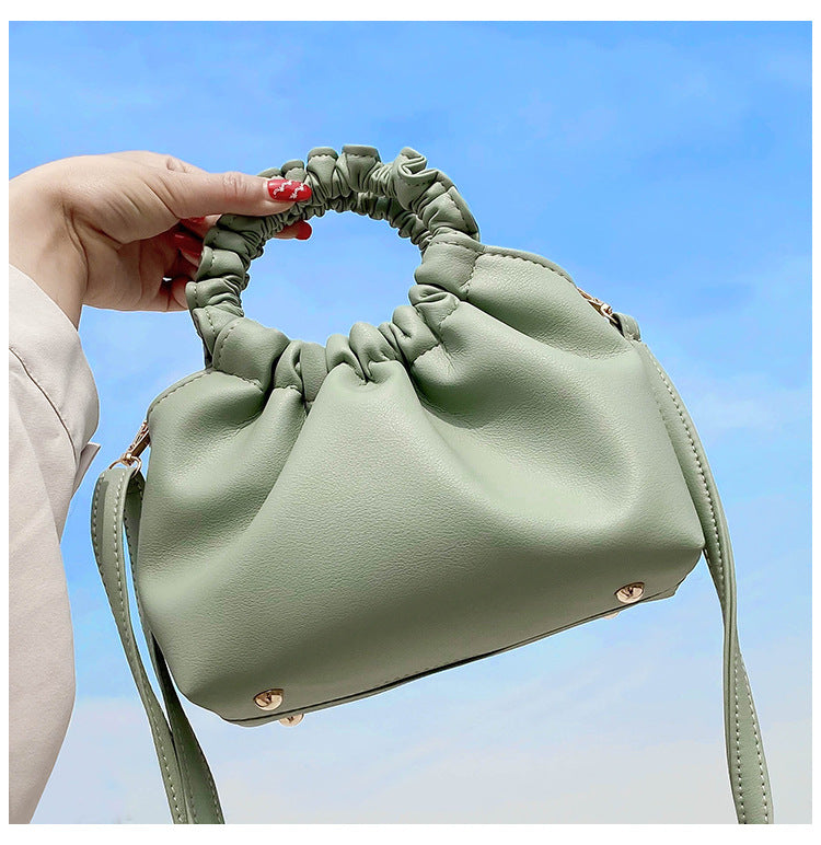 Western Chic Folded Bucket Bag