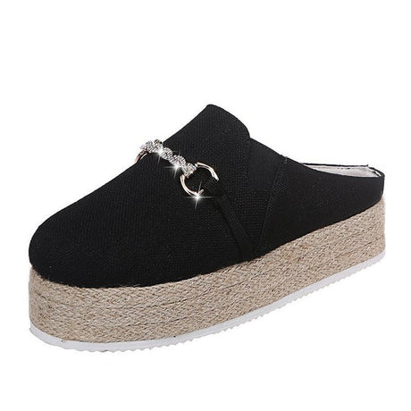 Fluffy Linen Comfort Shoes