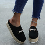 Fluffy Linen Comfort Shoes