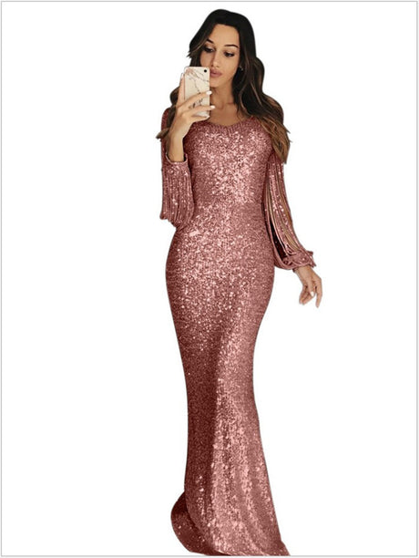 Shimmering Starlight Evening Dress