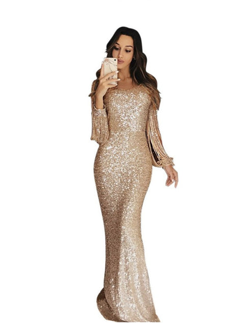 Shimmering Starlight Evening Dress