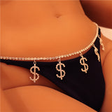 Rhinestone Beach Babe Body Jewelry