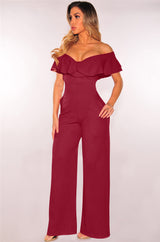 Flounce Sleeve Jumpsuit