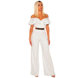 Flounce Sleeve Jumpsuit