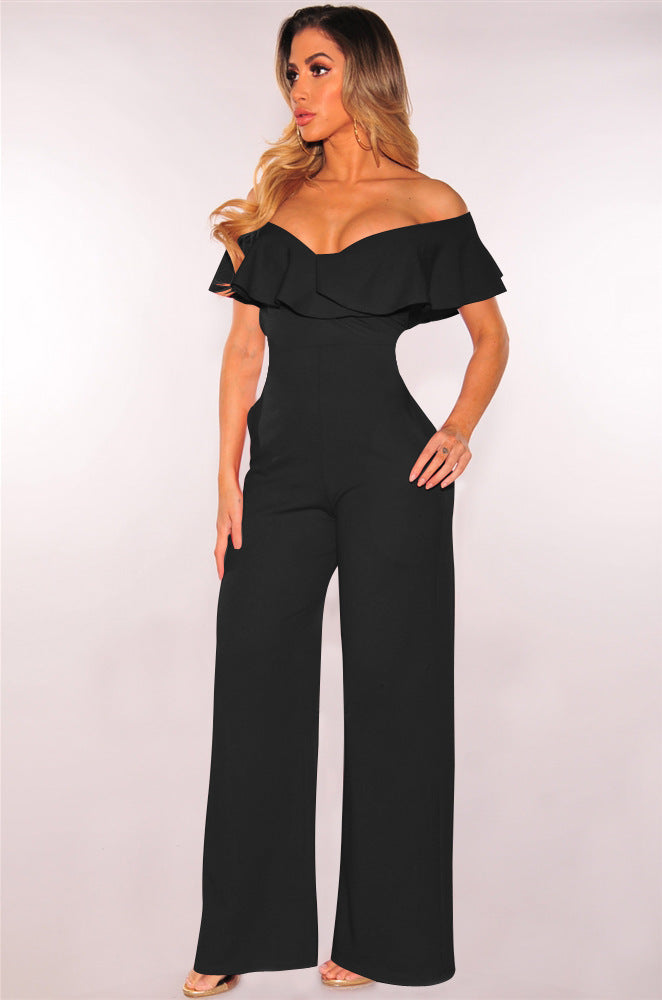 Flounce Sleeve Jumpsuit