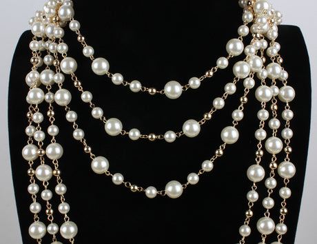 Layered Pearl Necklace