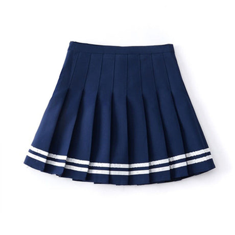 Pleated Flannel JK Uniform Skirt