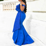 Blueberry Bliss Evening Dress