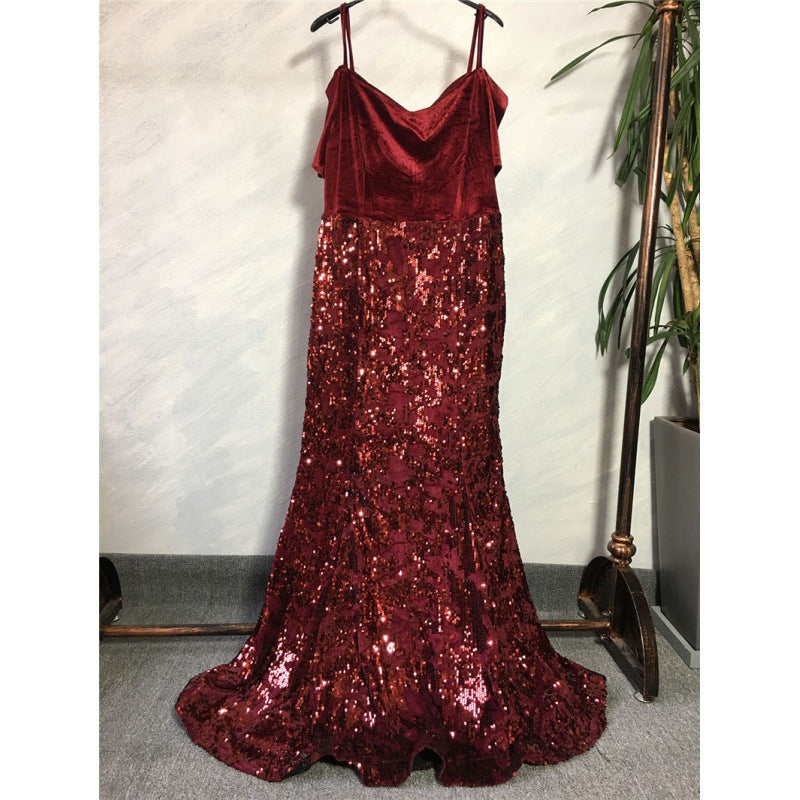 Sparkling Sequin Party Evening Dress