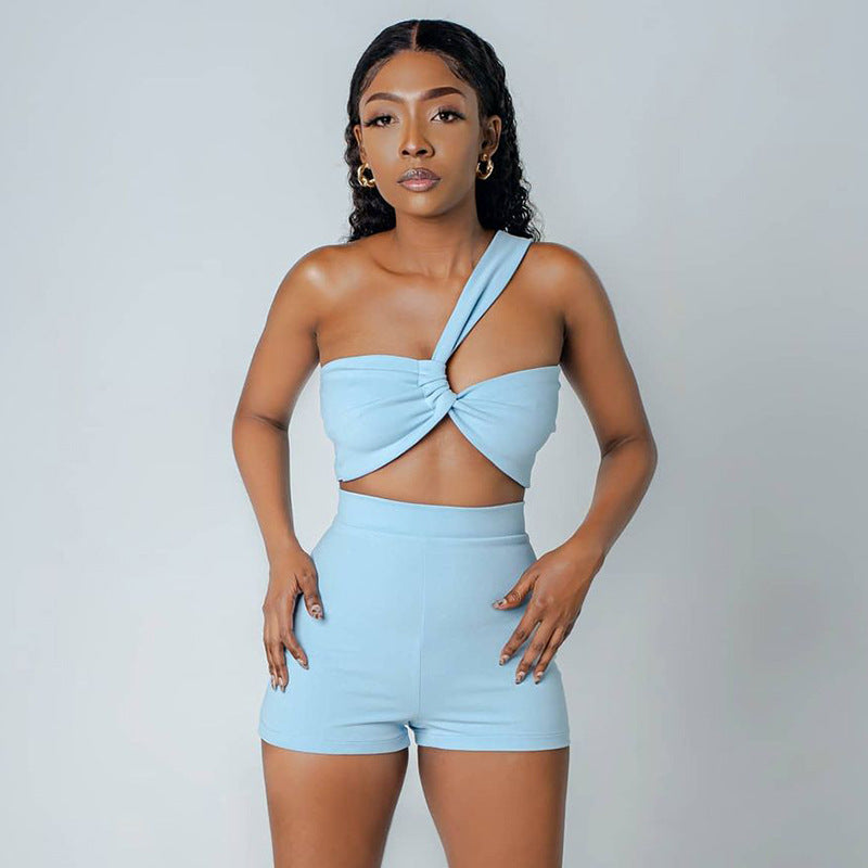 Raya Sweetheart High Waist Shorts Matching Set