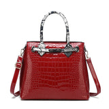 Geometric Stitched Ladies Handbag Set