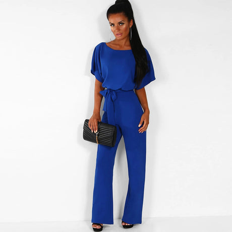 Printed Strappy Slim Jumpsuit