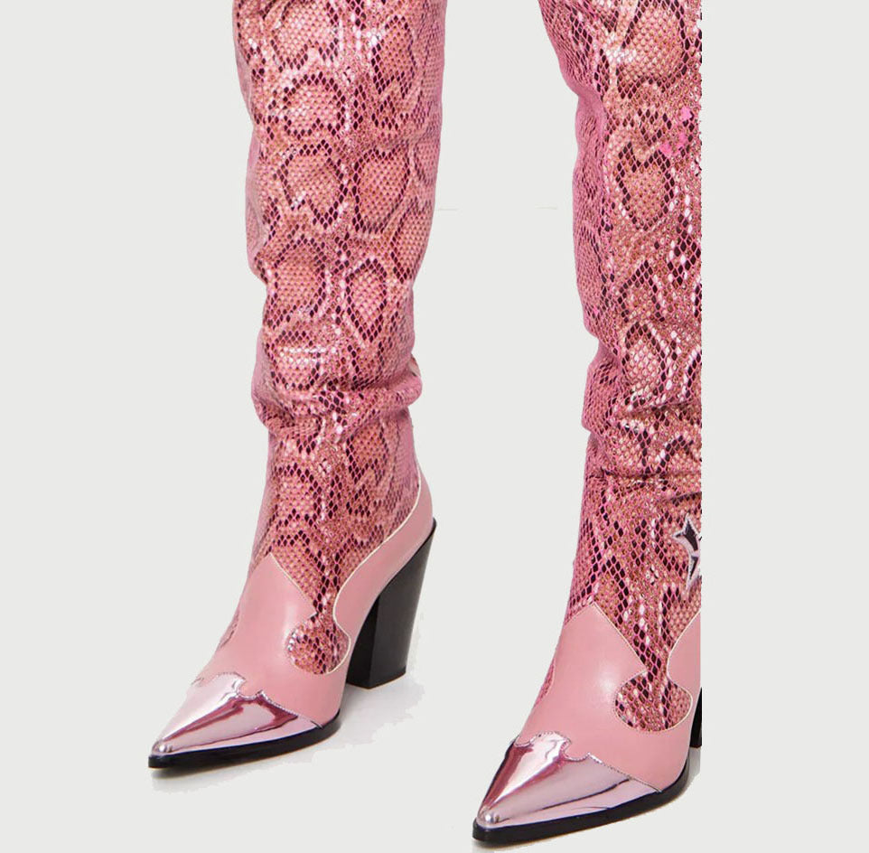 Snake High Girl Boots