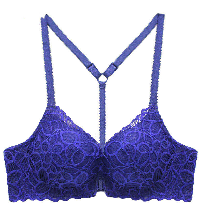 Lace Button-Up Delight Bra