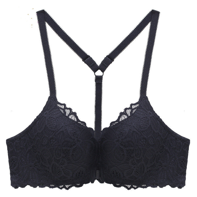 Lace Button-Up Delight Bra