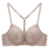 Lace Button-Up Delight Bra